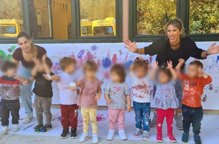 Τα προ-προνηπιάκια μας και η χρωματιστή τους εκπαίδευση!